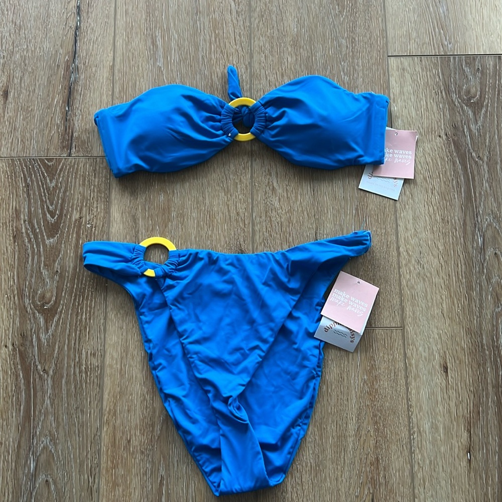 Blue bikini